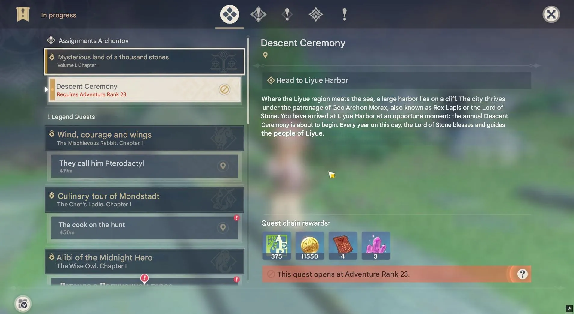 GI1417 Starter Neuvillette Yoimiya account AR22 